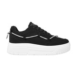 TENIS CASUALES MISS PINK MUJER LUXURY SUEDE NEGRO