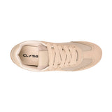 TENIS CASUALES CLASBEN MUJER GINA SUEDE BEIGE