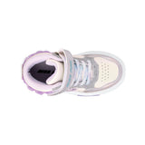TENIS CASUALES MISS PINK NIÑA ANGEL SIMIPIEL BCO/LILA 18-21