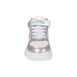 TENIS CASUALES MISS PINK NIÑA ANGEL SIMIPIEL BCO/LILA 18-21