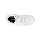 TENIS  ESCOLARES CLASBEN NIÑO SCHOOL SIMIPIEL BLANCO 18-21