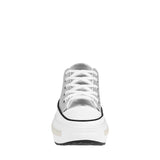 TENIS CASUALES DAMA STYLO 18037 SIMIPIEL PLATA