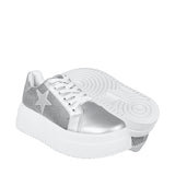 TENIS CASUALES DAMA STYLO 18464 SIMIPIEL PLATA