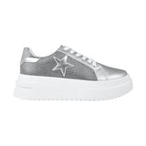 TENIS CASUALES DAMA STYLO 18464 SIMIPIEL PLATA