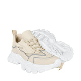 TENIS CASUALES DAMA STYLO 17727 SIMIPIEL BEIGE