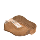 TENIS CASUALES MUJER STYLO 20369 SUEDE CAFÉ