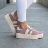 TENIS CASUALES MUJER STYLO 20532 SUEDE ROSA