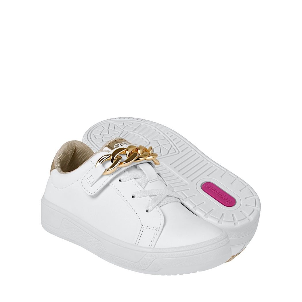 TENIS NIÑA TROPICANA B33262 SIMIPIEL BLANCO 18-21 Blanco 18