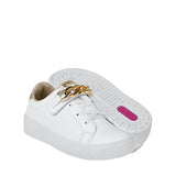 TENIS NIÑA TROPICANA B33262 SIMIPIEL BLANCO 18-21