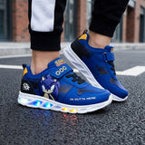 TENIS SONIC NIÑO 950607 SIMIPIEL AZUL 18-21