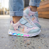 TENIS BLUEY NIÑA 950592 TEXTILO ROSA 15-17