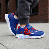 TENIS SPIDERMAN NIÑO 950598 SIMIPIEL AZUL 18-21