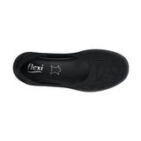 TENIS DAMA FLEXI 104927 TEXTIL NEGRO