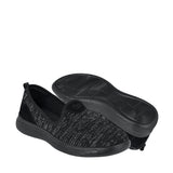TENIS CASUALES DAMA FLEXI 104917 TEXTIL NEGRO
