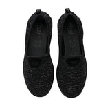 TENIS CASUALES DAMA FLEXI 104917 TEXTIL NEGRO