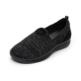 TENIS CASUALES DAMA FLEXI 104917 TEXTIL NEGRO