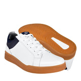 TENIS CABALLERO FLEXI 408901 PIEL BLANCO