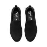 TENIS CASUALES FLEXI MUJER 105126 TEXTIL NEGRO