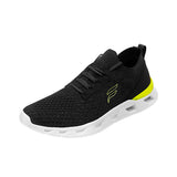 TENIS CASUALES CABALLERO FLEXI 410801 TEXTIL NEGRO