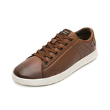 TENIS CASUALES CABALLERO FLEXI 412402 PIEL CAFÉ