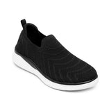 TENIS CASUALES FLEXI MUJER 125615 TEXTIL NEGRO