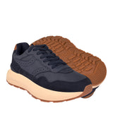 TENIS CASUALES FLEXI HOMBRE 420903 SIMIPIEL AZUL
