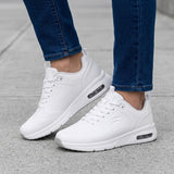 TENIS CASUALES FLEXI HOMBRE 422404 SIMIPIEL BLANCO