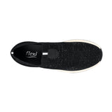 TENIS FLEXI MUJER 134101 TEXTIL NEGRO