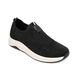 TENIS FLEXI MUJER 134101 TEXTIL NEGRO