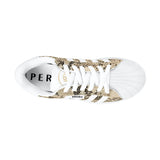 TENIS CASUALES DAMA PERUGIA 31300 SIMIPIEL ORO