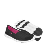 Tenis casuales Charly para mujer textil negro 1041806