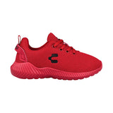 TENIS CASUALES PARA NIÑO CHARLY 1069996002 TEXTIL ROJO
