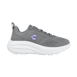 TENIS DAMA CHARLY 1043024006 TEXTIL GRIS