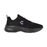 TENIS CHARLY MUJER 1043276004 TEXTIL NEGRO