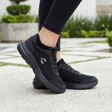 TENIS CHARLY MUJER 1043270001 TEXTIL NEGRO