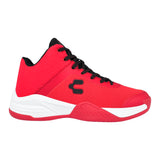 TENIS CHARLY BASKET LINE HOMBRE 1038094002 TEXTIL ROJO