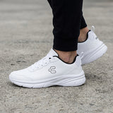 Tenis Charly para hombre, color simipiel blanco, corrida 25-28.5