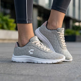 TENIS CHARLY MUJER 1049207004 TEXTIL GRIS