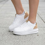 TENIS CASUALES CHARLY MUJER 1043012001 SIMIPIEL BLANCO