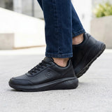 TENIS CHARLY HOMBRE 1086871001 SIMIPIEL NEGRO
