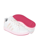 TENIS ADIDAS GRAND COURT MUJER JR6096 SIMIPIEL BLANCO