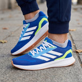 TENIS ADIDAS RUNFALCON JOVEN JQ8137 TEXTIL AZUL