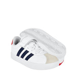 TENIS NIÑA ADIDAS COURT 3.0 IH4953 SIMIPIEL BCO 17-21