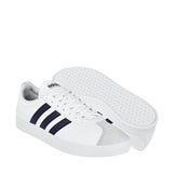 TENIS ADIDAS VL COURT HOMBRE ID3709 SIMIPIEL BCO