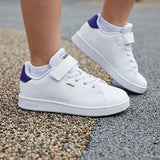 TENIS ADIDAS URBAN COURT NIÑO JH6249 SIMIPIEL BLANCO 17-21