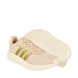 TENIS ADIDAS LITE RACER MUJER JQ9873 TEXTIL BEIGE