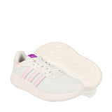 TENIS ADIDAS LITE RACER MUJER JR2300 TEXTIL BLANCO