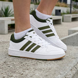 TENIS ADIDAS HOOPS HOMBRE KI1051 SIMIPIEL BLANCO