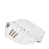 TENIS ADIDAS GRAND COURT MUJER EF0101 SIMIPIEL BLANCO