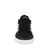 TENIS CABALLERO ADIDAS GRAND COURT GW9251 SIMIPIEL NEGRO